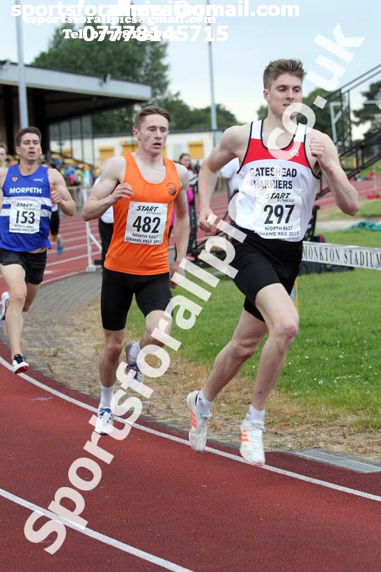 Graded 800 metres, North East Grand Prix, Monkton, Jarrow. Photo: David T. Hewitson/Sports for All Pics